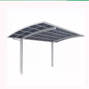Cochera Moderna Impermeable de Aluminio con Techo de Policarbonato <span class=keywords><strong>para</strong></span> Estacionamiento Exterior - Product Image 6