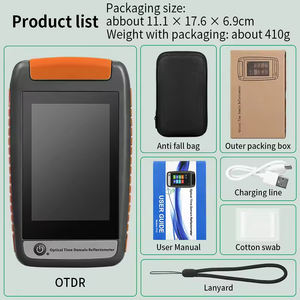 مقياس انعكاس الألياف الضوئية النشط المصغر لاختبار الألياف البصرية: 1550 نانومتر 20dB خريطة أحداث opm vfl ols لـ 80 ~ dr اختبار إيثرنت الألياف - Product Image 6