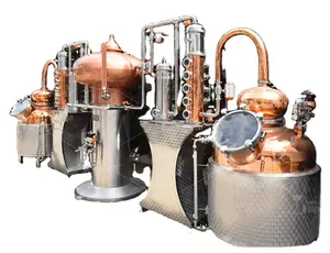 Automatischer 50L bis 5000L Destilliergerät Destilliergerät für Brandy Doppelöffel Alkohol