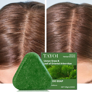 Champú de Hierba Usman para Fortalecer el Cabello Naturalmente, Jabón en Barra Revitalizante para el Cuero Cabelludo, Jabón para el Crecimiento del Cabello Sin Químicos - Product Image 3