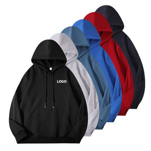 Hoodie Polos Katun Ukuran Besar Khusus Musim Dingin, Pullover Pria Unisex, Grosir Hoodie & Sweatshirt Pria Ukuran Plus - Product Image 2