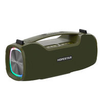 Altavoz Bluetooth para Exteriores Hopestar A6X de 55 W, Resistente a Salpicaduras IPX6, Banco de Energía, Ecualizador, Luz LED, TWS, TF, USB, AUX, FM, Estéreo Inalámbrico Portátil