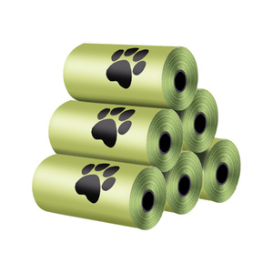 Sacs à déjections canines, 6 rouleaux, 90 unités, biodégradables, pour chiens et chats - Product Image 1