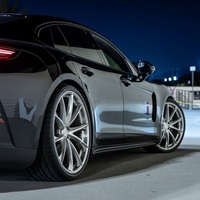 168 Ruedas Personalizadas de Aleación de Aluminio Forjado de 18-21 Pulgadas con Acabado Cepillado y Diseño Multirradio 5x112 5x130 para Porsche Cayenne Panamera 911 718