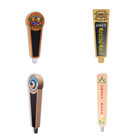Distributeur de Bière Personnalisé Robinet Décoratif en Résine Accessoires de Bar Personnalisés Virole Courte Vierge Insert Poignée de Robinet de Bière en Cuivre
