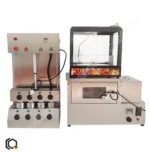 Zoete Pizza Kegels Chinese Zoete Aardappel Maïsbraadmachine Roterende Pizza Kegel Oven