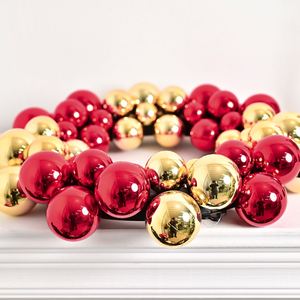 Nouvelle Guirlande de Glycine Artificielle 2026, Couronne d'Hortensias pour Décoration Maison et Mariage, Luxe, Noël, Plastique Électroplaqué Irisé B - Product Image 4