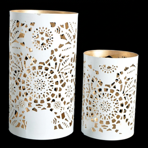 Metal Candle Holder <b>Lantern</b> <b>Set</b> Decorative Black Gold Interior Moroccan Vintage Heat Resistant Eco-Friendly Durable - Product Image 1
