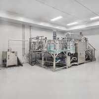 Nouvelle ligne de production de homogénéisateur émulsifiant sous vide à cisaillement élevé CE pour la fabrication de fromage à la crème, de moutarde et de mayonnaise