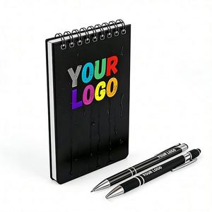 <b>A5</b> Size Waterproof Stone Paper Top <b>Spiral</b> Bound Memo <b>Notebook</b> Pp Saddle Stitching Colored Notepads for Outdoor Office Use - Product Image 1