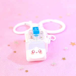 Phím bấm hình mèo tùy chỉnh, móc khóa nhiều hình dạng, đồ chơi móc khóa đèn LED, móc khóa giảm căng thẳng, phím bấm bàn phím cơ, phím bấm anime tùy chỉnh - Product Image 2