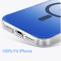 Coque de téléphone magnétique dégradée pour iPhone 18 Pro, compatible avec le chargement, antichute et antichoc, pour iPhone 18, 17, 16 Pro Max
