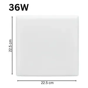 Confezione da 5 Lampade LED Quadrate Moderne 36W Luce Bianca 6500K - Product Image 6