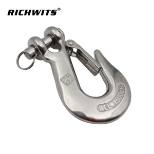Anillos de Elevación de Cadena con Gancho Giratorio Tipo Horquilla de Acero Inoxidable RICHWITS, Varios Tipos de Ganchos - Product Image 5