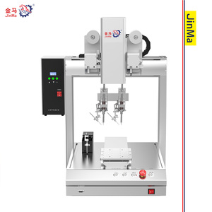 Nouvelle machine à <span class=keywords><strong>souder</strong></span> automatique Jinma pour usine de fabrication, mouvement 3 axes, vitesse 300 mm/s, contrôle par écran LCD, programmable 999 - Product Image 1