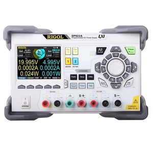 Alimentation linéaire programmable double canal RIGOL DP822A (180W, 20V/5A 5V/16A) à faible bruit RIGOL DP822A double canal programmable - Product Image 1
