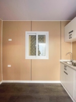 Casa Contenedor Integrada de 40 Pies con 4 Dormitorios, Oficina, Baño Completo, Paneles de Pared EPS de 45 mm, Ventana con Doble Acristalamiento