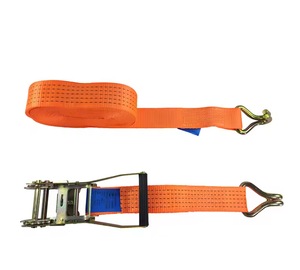 Correas de trinquete resistentes Correa de trinquete Auto Hauler Rueda de coche Amarre de neumáticos con ganchos giratorios en J - Product Image 2