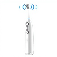 Hydropulseur et brosse à dents électrique à chargement inductif, étanche IPX7, 5 niveaux de pression, portable USB pour usage domestique
