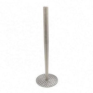 Kitchen Gadgets Stainless Steel Manual Press Kitchen Tool Extended Handle Potato Masher Grinder 2025 Creative Metal Design - Product Image 1