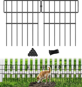 25 Pezzi di Recinzione per Animali, Senza Scavo, Facile da Montare, per Cani e Conigli, per Esterni, Patio e Giardino - Product Image 5