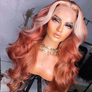 Pelucas de cabello humano con flequillo, pelo Remy joven, de Color oscuro, con encaje Frontal hd, estilo bonito - Product Image 4