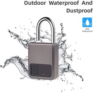 <span class=keywords><strong>Candado</strong></span> con Huella Dactilar, Impermeable, Sin Llave, con Carga USB para Bicicleta, Gimnasio, Equipaje, <span class=keywords><strong>Candado</strong></span> Inteligente con Aplicación Tuya - Product Image 3
