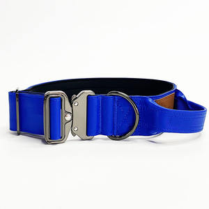 부드러운 네오프렌 합금 및 인쇄 패턴 개인화 된 리본과 1.5 인치 2 인치 전술 개 목걸이 하이 퀄리티 나일론 애완 동물 목걸이 - Product Image 4