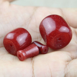<b>Red</b> Chalcedony Buddha Head Beads 16MM 18MM 20MM For DIY <b>Bracelet</b> Necklace Accessories Quartzite Jade Jewelry Parts - Product Image 3