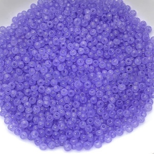 Perles de rocaille en verre brillantes de 2 mm de qualité supérieure pour la coulée de résine, perles intercalaires rondes multicolores vibrantes, lot en gros - Product Image 6