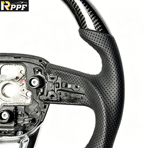 Volant en fibre de carbone professionnel à <span class=keywords><strong>prix</strong></span> réduit Rppf, en promotion, pour <span class=keywords><strong>Audi</strong></span> A4 Q3 Q5 Q7 Q8 <span class=keywords><strong>RSQ7</strong></span> RSQ8 SQ8 SQ7 SQ5 S7 RS6 - Product Image 2