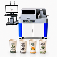 Machine d'impression de gobelets en papier promotionnels commerciaux, équipement de marquage automatique pour l'industrie de la fabrication d'emballages