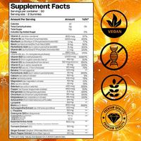 Bonbons à mâcher multivitaminés en vrac, supplément nutritionnel CoQ10, ingrédient racine de cannelle, bonbons vitaminés, gommes aux fruits