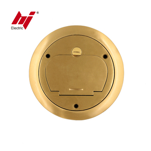 Ul được liệt kê vòng brass lõm bản lề hộp sàn với ổ cắm - Product Image 3