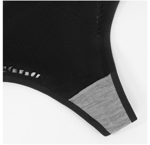 Xs-l Personalizzabile Lingerie di Lusso Senza Cuciture <span class=keywords><strong>a</strong></span> Vita Bassa Sexy da Donna, Mutandine in Maglia con <span class=keywords><strong>Rete</strong></span> Traforata, <span class=keywords><strong>Perizoma</strong></span> <span class=keywords><strong>a</strong></span> <span class=keywords><strong>Rete</strong></span> da Pesca Tinta Unita - Product Image 5