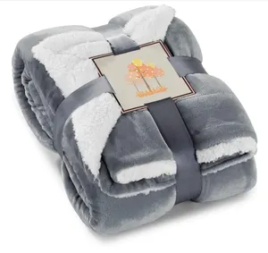 Super Cozy Cobijas Fashion Manta Pattern Soft Flannel Throw Sherpa Fleece Blankets