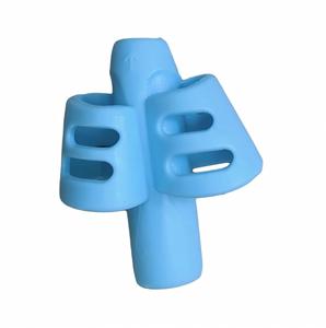 Juego de 6 soportes para lápices para niños, corrección de postura, agarre de silicona no tóxico para corregir las costumbres de escritura - Product Image 5