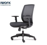 Chaise de bureau ergonomique à dossier haut et pivotante Chaise de jeu en tissu moderne Salle d'attente tournante Mobilier de bureau Vente en gros Gamer