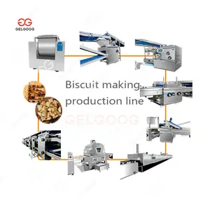 Automatique Bear Cracker Make Machine Egg Biscuit Maker Soft cookie Biscuit Production Line Biscuits Line