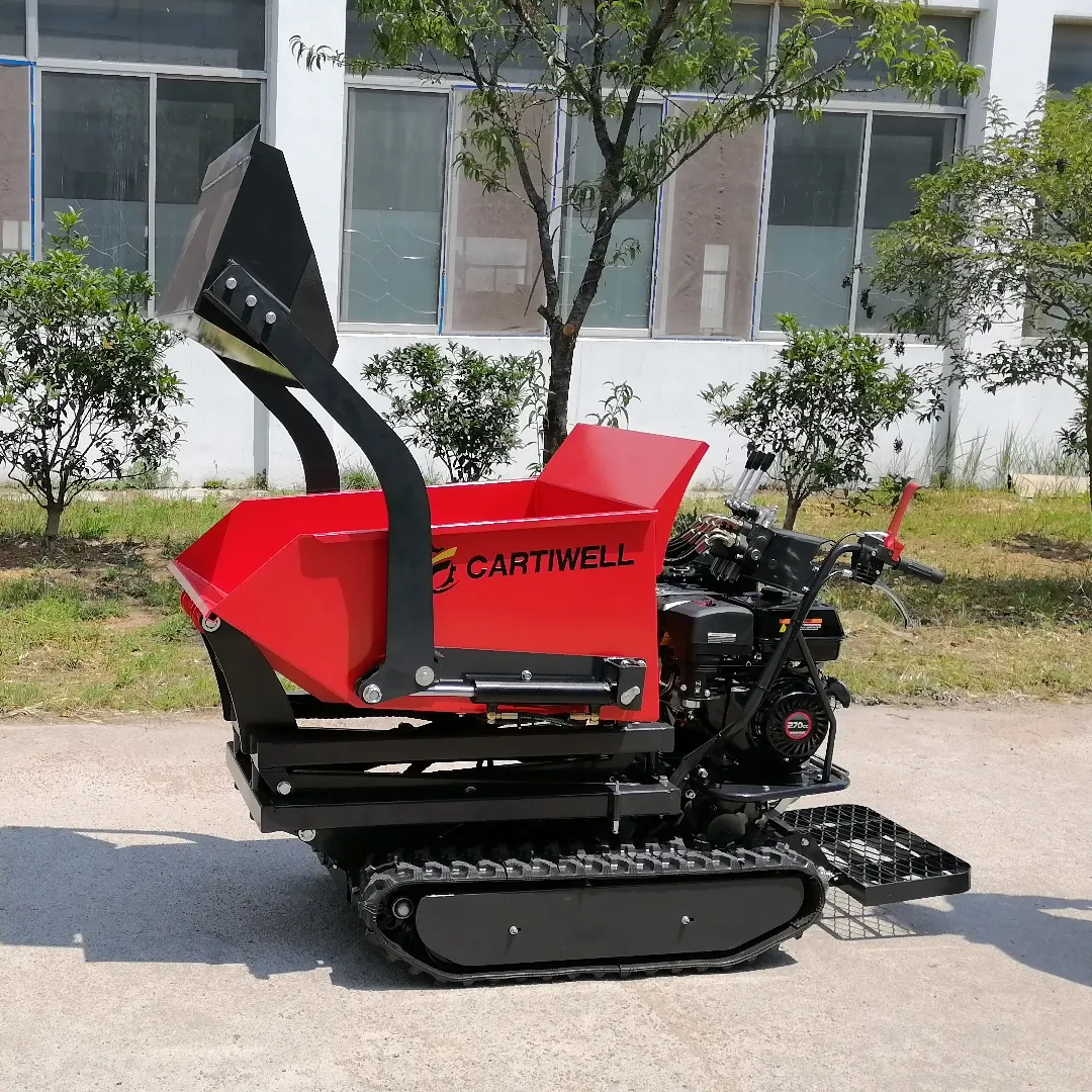 Garden Track Dumper 1ton Small Crawler Dump 500kg 1000kg Mini Dumper