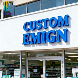 Letras de Canal 3D Iluminadas por LED <span class=keywords><strong>para</strong></span> Exteriores, Personalizadas, de Acrílico y Acero Inoxidable, Letrero Publicitario Comercial con Logotipo Iluminado Frontalmente <span class=keywords><strong>para</strong></span> <span class=keywords><strong>Empresas</strong></span> - Product Image 2