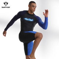 Maillot de bain 2 pièces personnalisé pour homme, anti-UV, séchage rapide, imprimé, pour la plage, la natation, le surf et le fitness