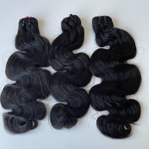 Vietnam fabricant professionnel Remy vierge naturel vague de corps cheveux de haute qualité lâche vague profonde humain Bundle Curl Style en vrac - Product Image 4