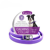 Collier personnalisé anti-anxiété et anti-acariens pour chiens et chats, best-seller