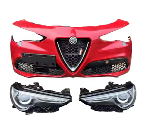 Sử dụng ban đầu còn nguyên vẹn khóa không có thiệt hại cấu trúc giảm giá nâng cấp phụ kiện phía trước <span class=keywords><strong>Bumper</strong></span> lắp ráp cho Alfa Romeo giulia - Product Image 3