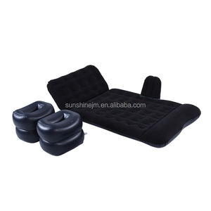 Matelas gonflable de taille de reine de lit d'air de voiture de soleil pour le siège arrière de voiture-couverture et dessus pliables portatifs de PVC conception moderne - Product Image 5