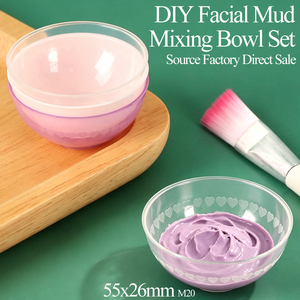 SUNSHING - Tazón Redondo Pequeño de Plástico para Mezclar Mascarillas Faciales, Tazón Cosmético para Mascarillas Faciales Caseras, Mascarillas de Arcilla, Tratamientos Faciales - Product Image 2