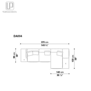 Living Room Modern Furniture <b>Small</b> <b>Bed</b> <b>Sofa</b>- up Decors - Product Image 5