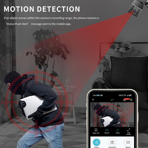W09 O KAM PRO Caméra <span class=keywords><strong>miniature</strong></span> Réseau Bluetooth 130 °   Objectif grand angle 2MP, temps d'enregistrement de 6 heures, caméra <span class=keywords><strong>sans</strong></span> <span class=keywords><strong>fil</strong></span> - Product Image 3