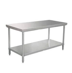 En gros Haute Qualité 201/304 En acier inoxydable Cuisine/Atelier À Plat Sous Étagère Table De Travail - Product Image 5
